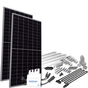 Offgridtec® Solar-Direct 740W EVT560 Balkonkraftwerk Solaranlage Hausnetz-Einspeisung
