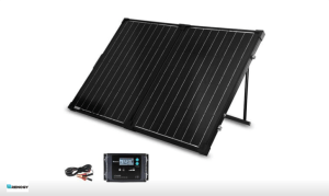 Renogy 100W 12V Mono Solarkoffer Wasserdicht 20A Solarregler LCD