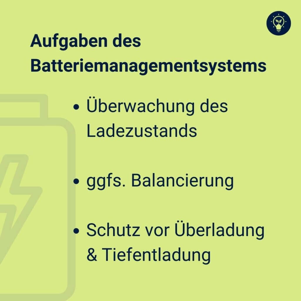 Aufgaben des Batteriemanagementsystems
