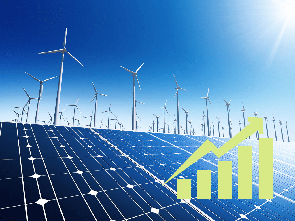 Statistischer Anstieg der erneuerbaren Energien im 1. Quartal des Jahres